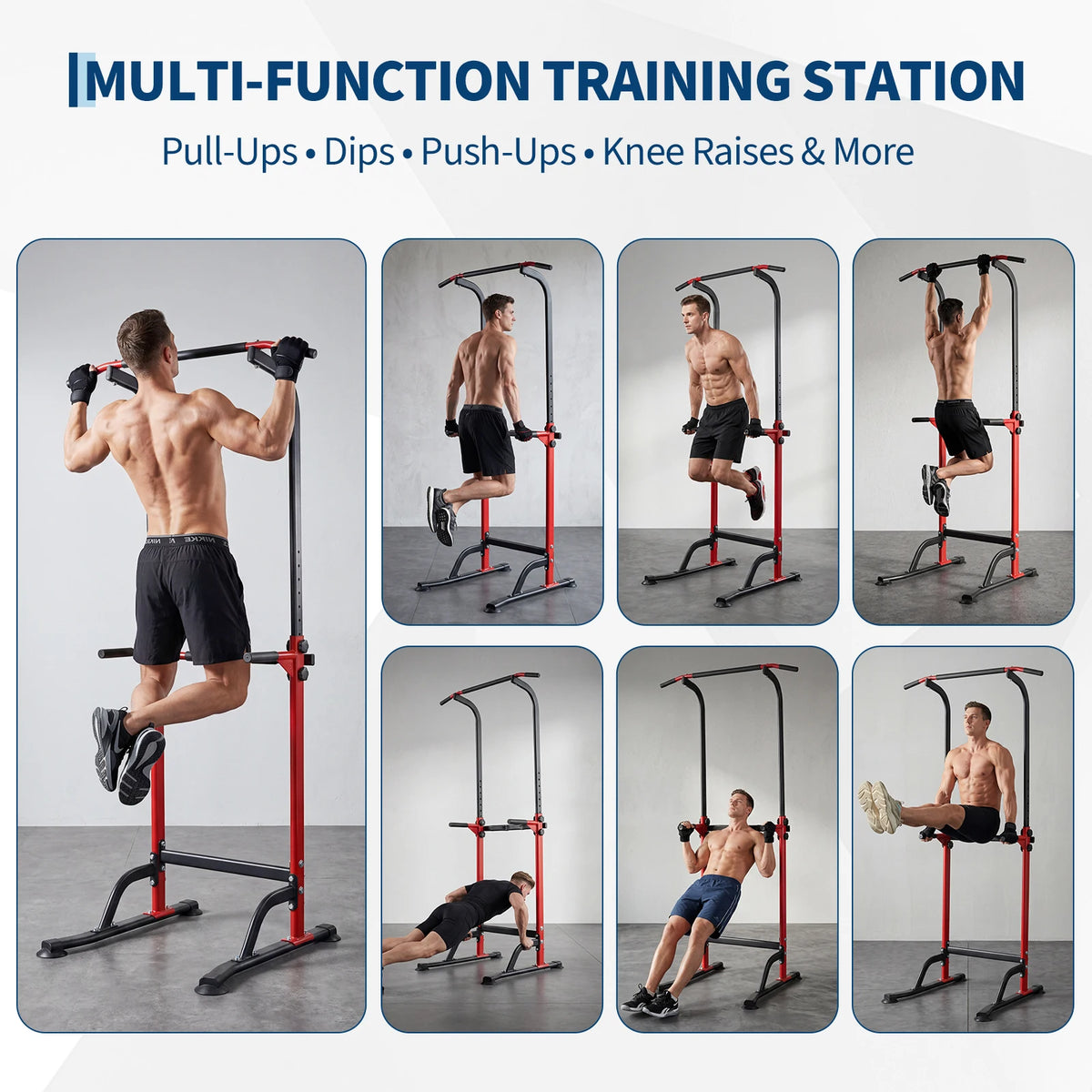 Multifunctional Power Tower for Pull Ups Dips and Strength Training