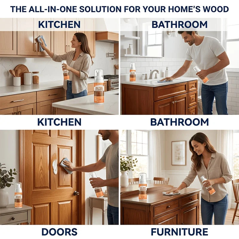 JOKJOK Kitchen Cabinet Cleaner for Grease and Stain Removal