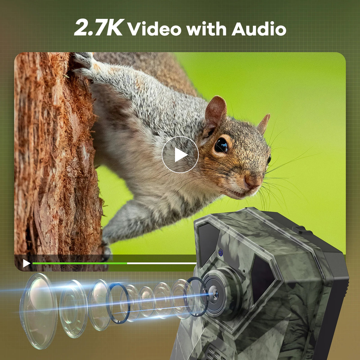 4G LTE Solar Wildlife Camera With App And Night Vision