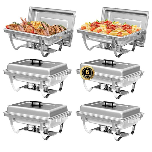 Electric Stainless Steel Chafing Dish Buffet Set For Catering