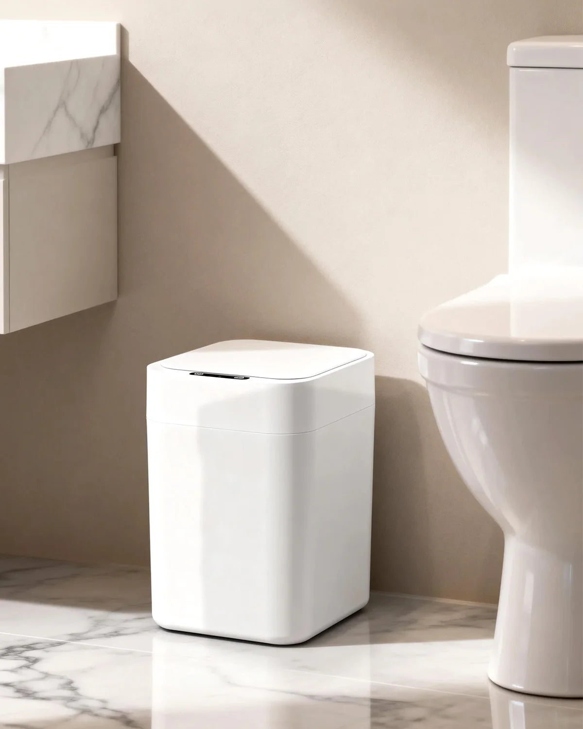 Automatic Touchless Self Sealing Smart Trash Can With Odor Control