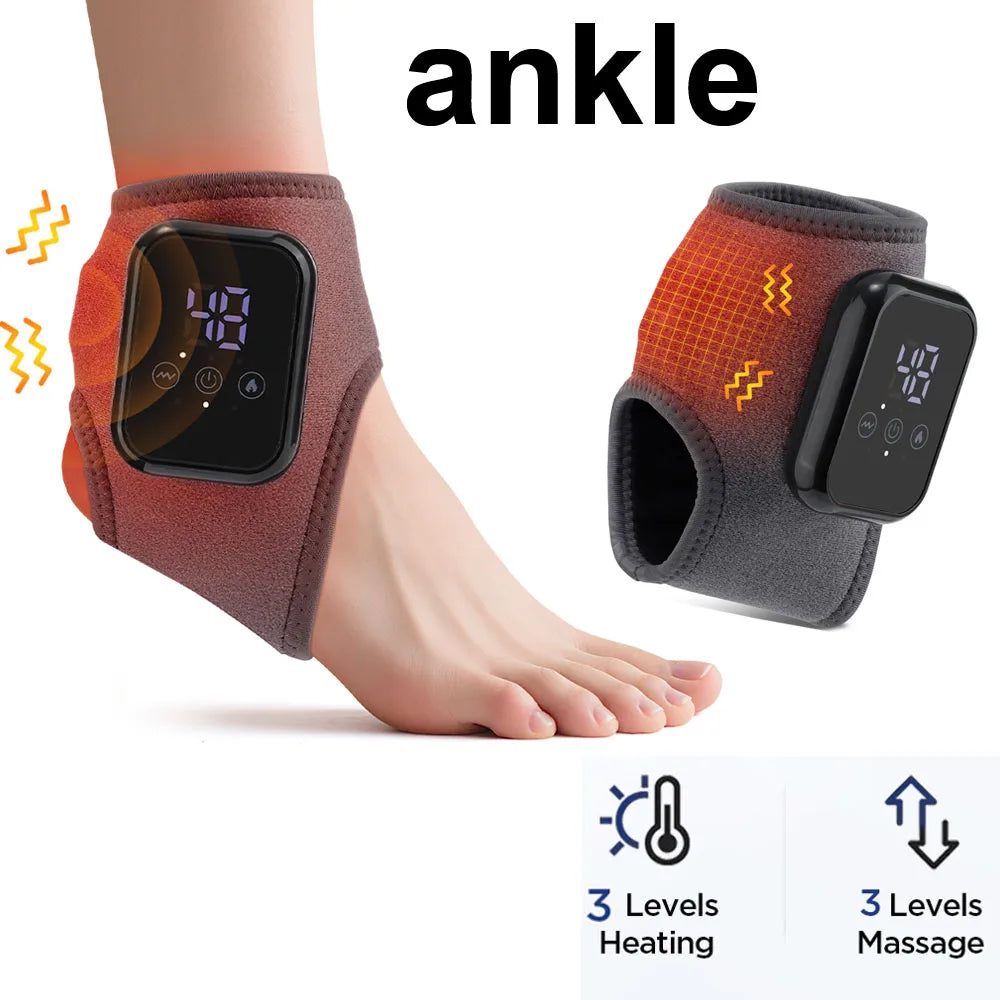 Hailicare Wireless Electric Heating Ankle Massage Brace