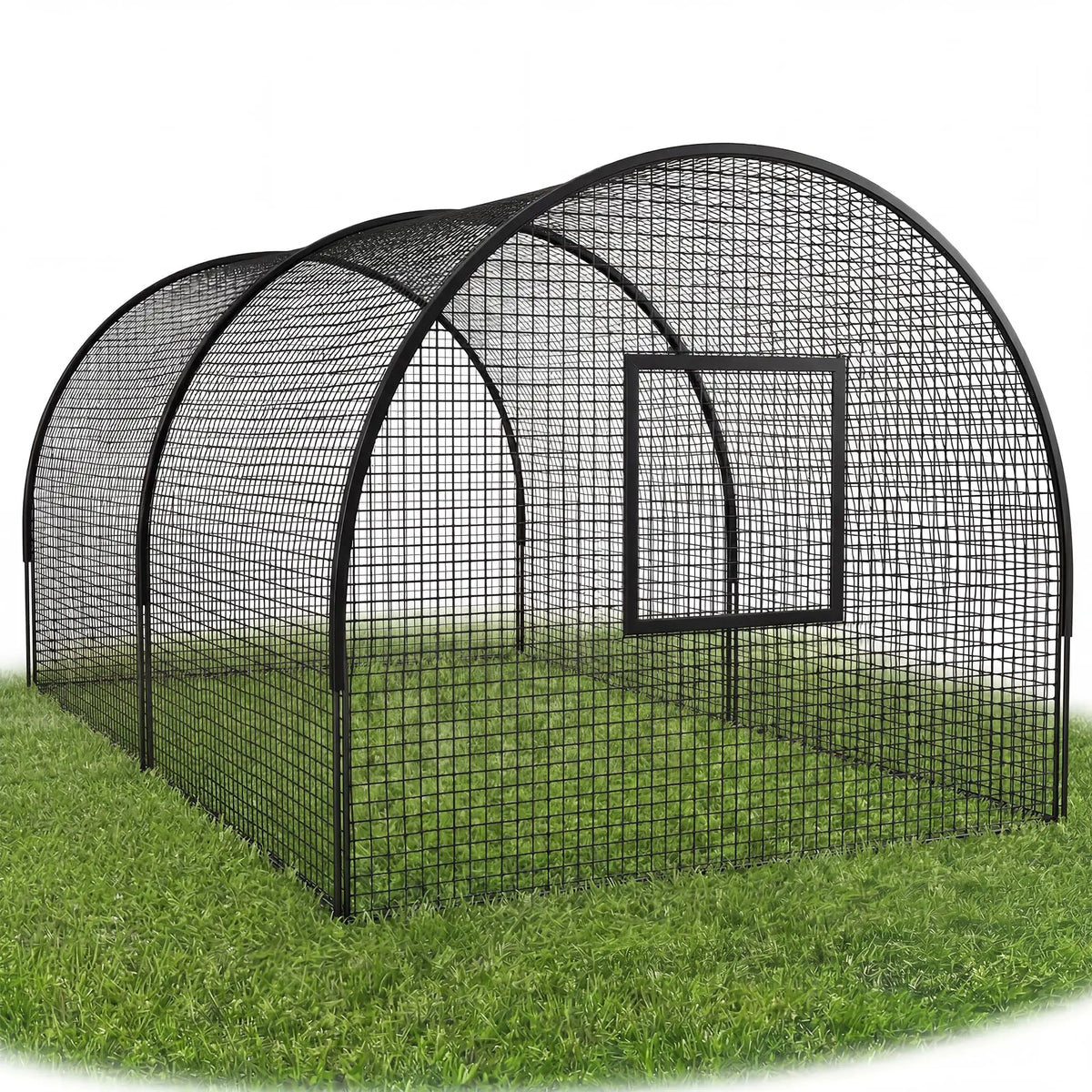 HiMISS Baseball Batting Cage Net With Frame For Backyard Practice