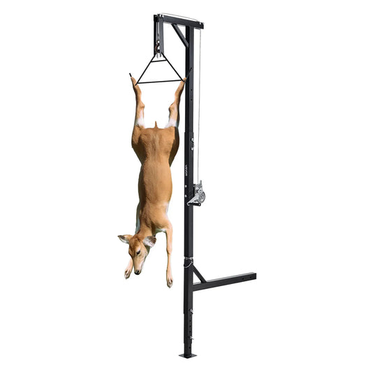 SucceBuy Heavy Duty Truck Hitch Game Hoist With Adjustable Winch