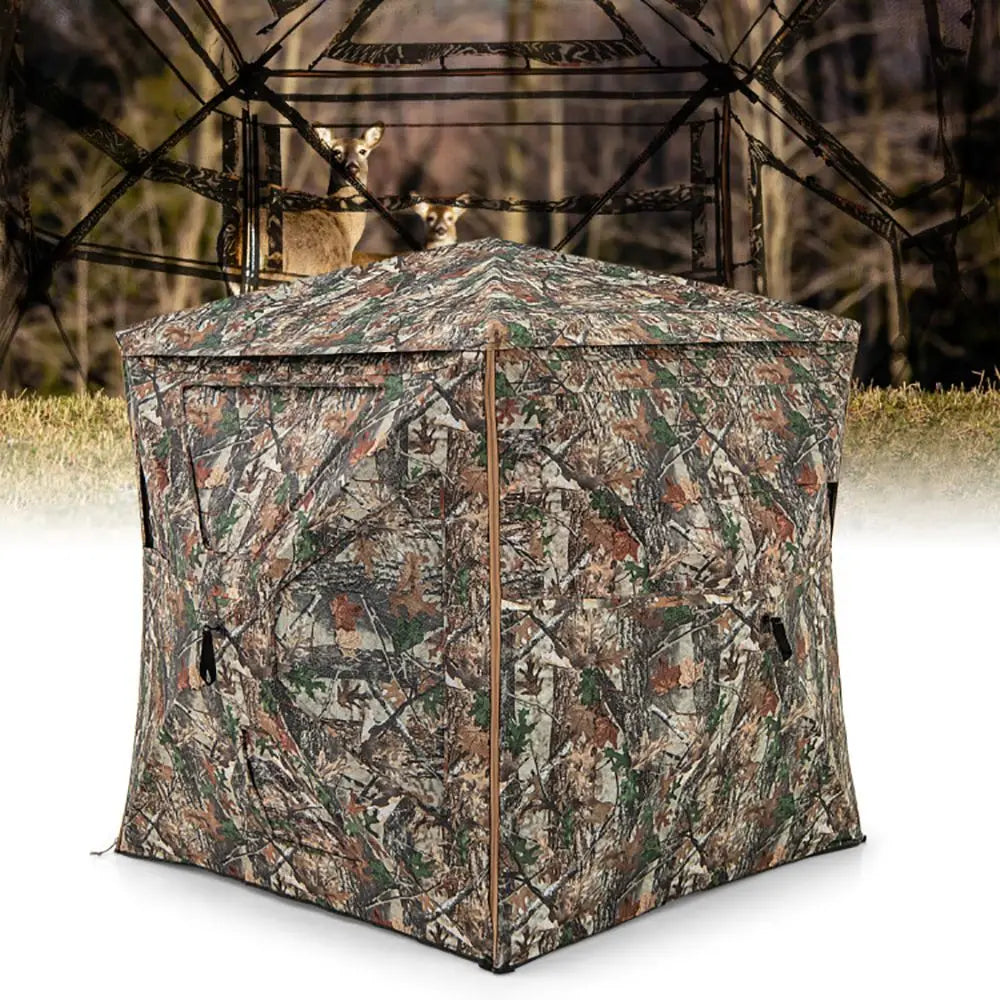 Detachable 5-in-1 Hunting Blind With Skylight And See-Through View