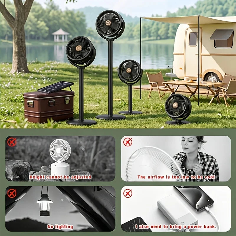 Portable USB Floor And Desktop Air Circulation Fan
