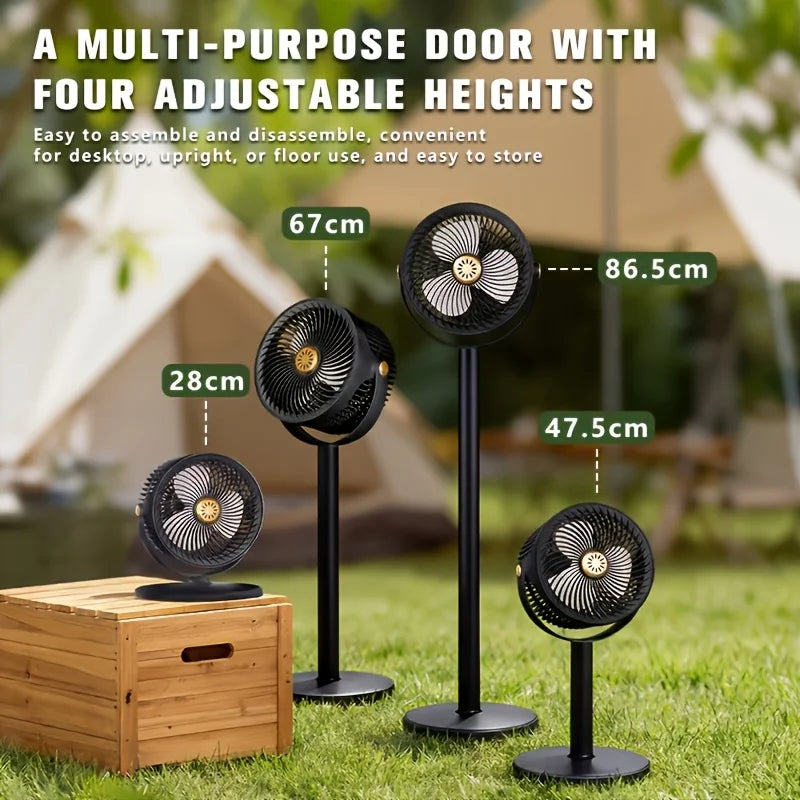 Portable USB Floor And Desktop Air Circulation Fan