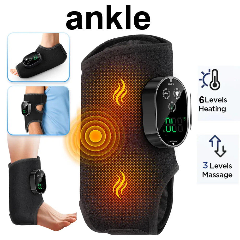 Hailicare Wireless Electric Heating Ankle Massage Brace