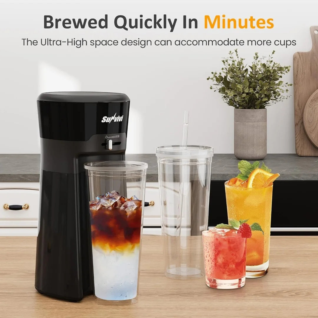 Portable Quick Cold Brew Coffee Maker For Home Office