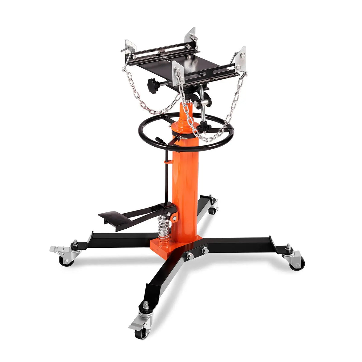 Oeny Hydraulic Telescoping Transmission Jack With Foot Pedal