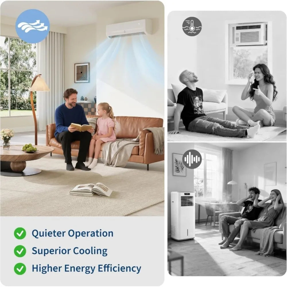 Ductless Mini Split Air Conditioner And Heat Pump With Remote