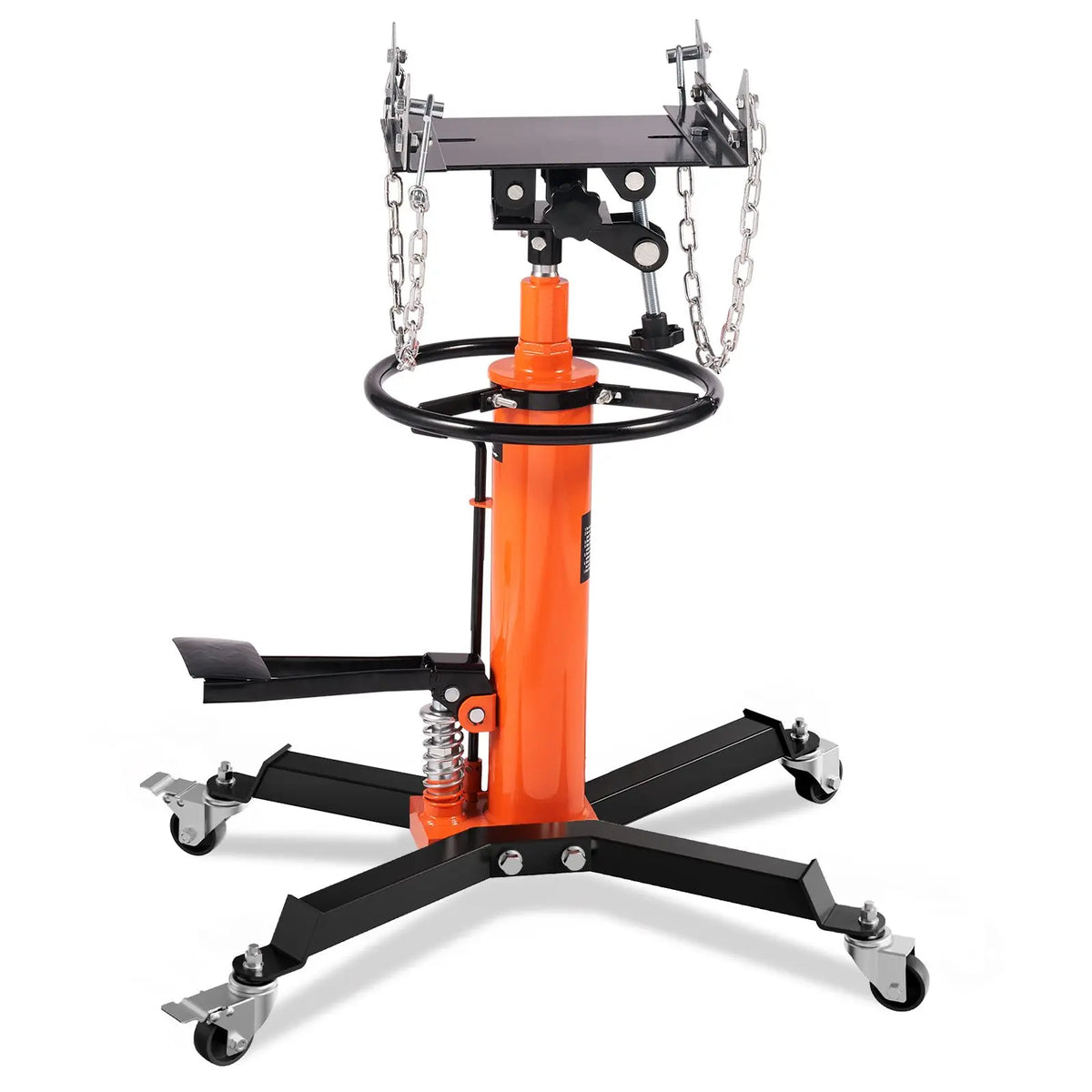 Oeny Hydraulic Telescoping Transmission Jack With Foot Pedal