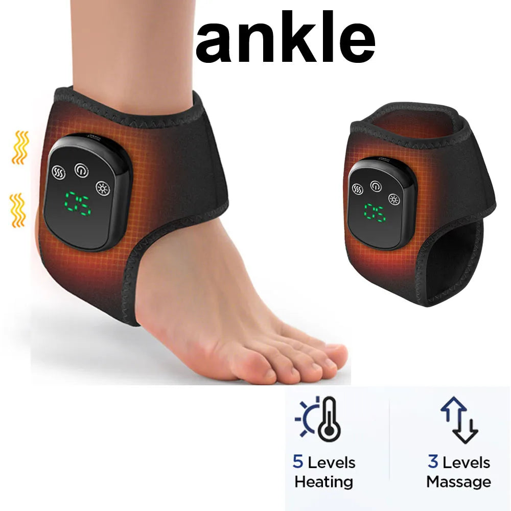Hailicare Wireless Electric Heating Ankle Massage Brace