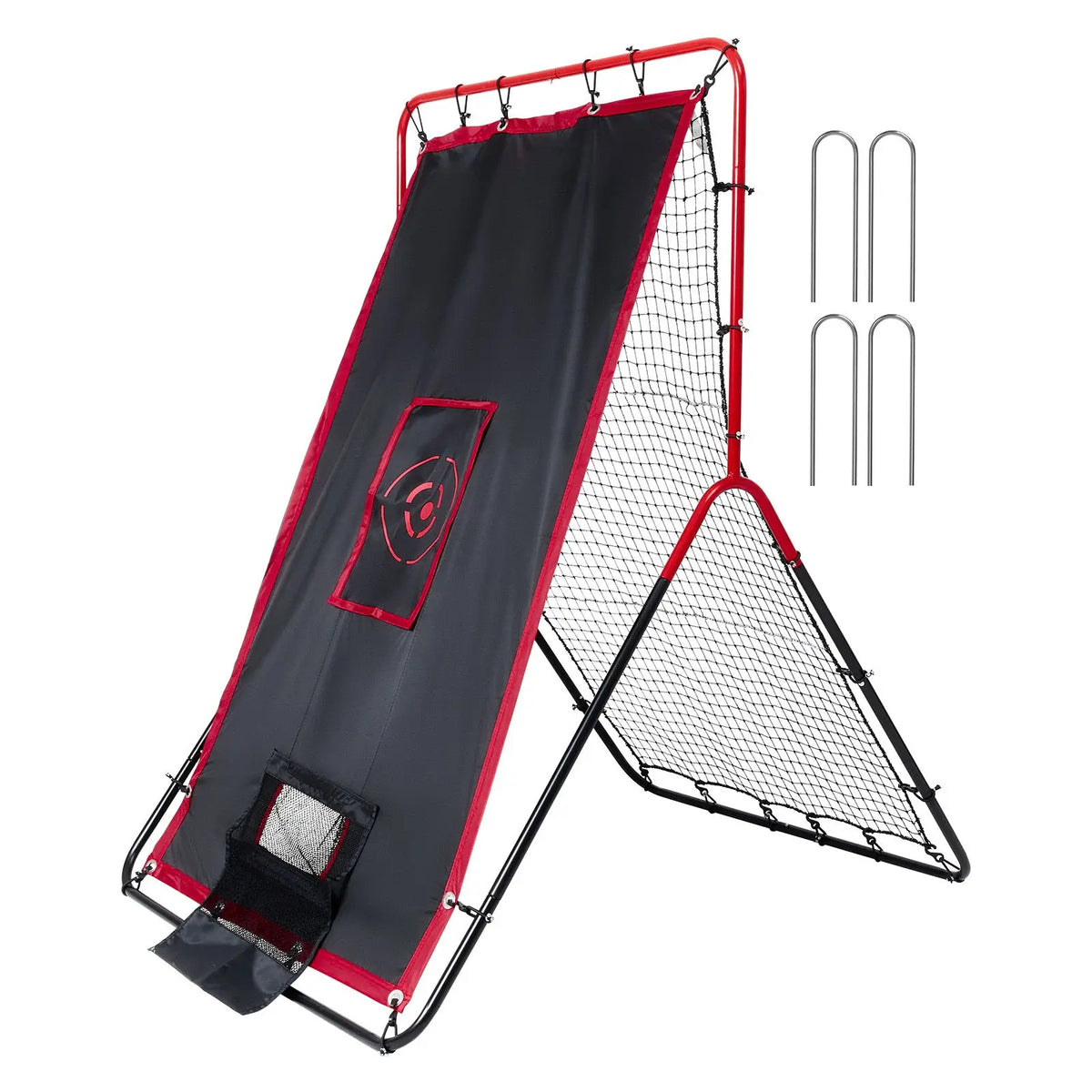 Baseball And Softball Rebounder Net For Pitching And Fielding Practice