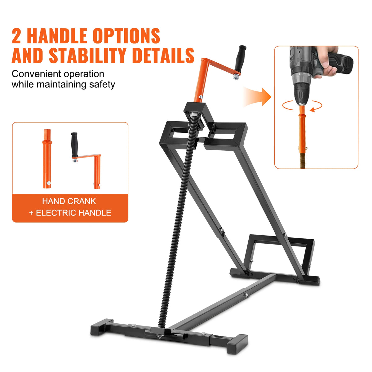 SucceBuy Adjustable Hydraulic Lawn Mower Lift For Garden Tractors