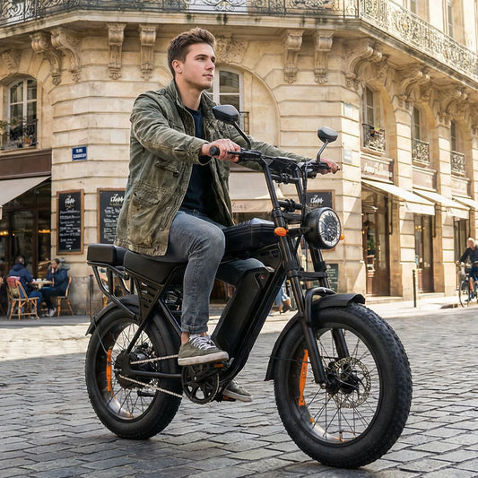 Reliable Electric Fat Tire Mountain Bike Featuring Extended Range Capacity