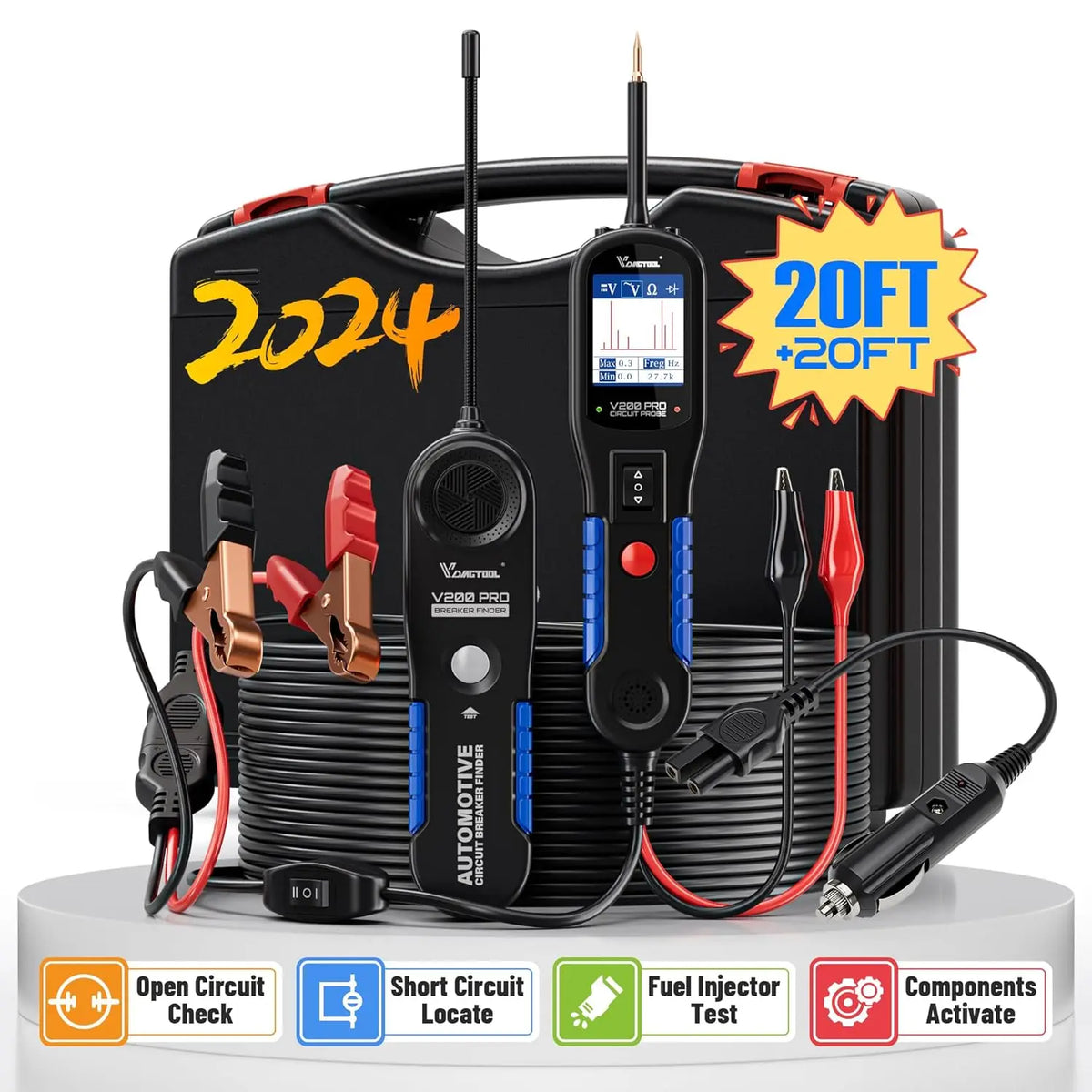 VDIAGTOOL Automotive Power Circuit Probe And Electrical Tester