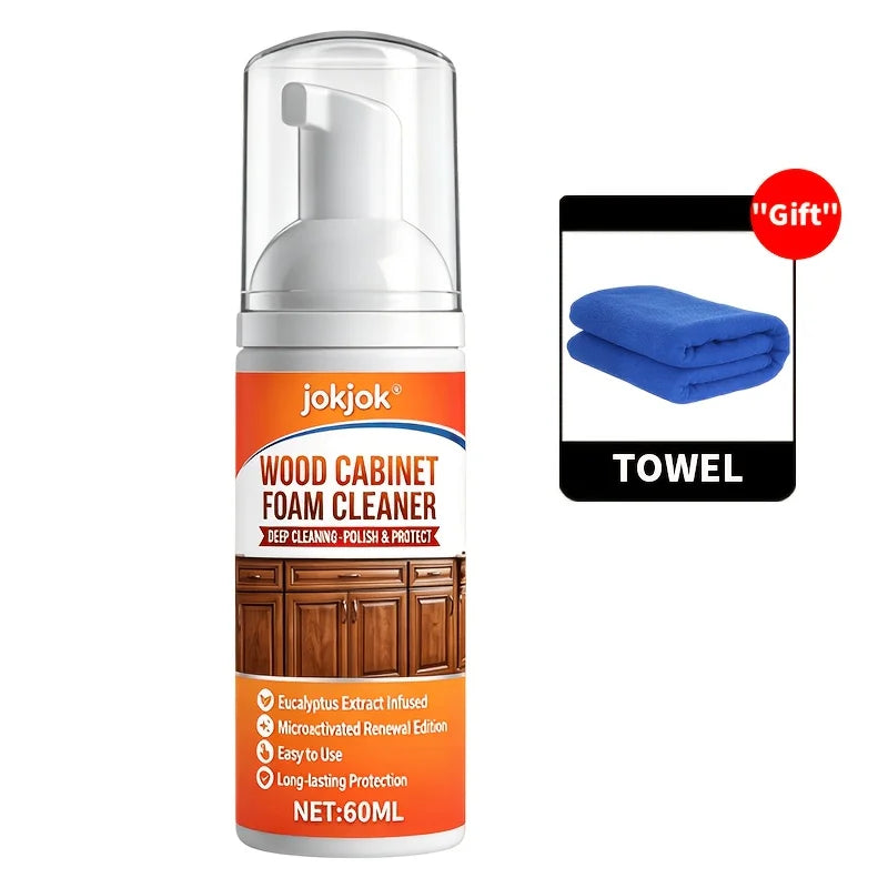 JOKJOK Kitchen Cabinet Cleaner for Grease and Stain Removal