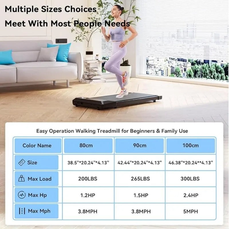 Superun 2-in-1 Walking Treadmill With App And Remote Control