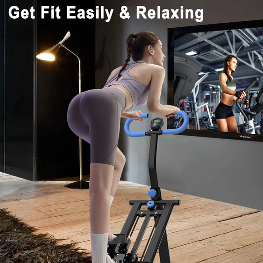 Vertical Climber Machine With Adjustable Resistance For Home Fitness